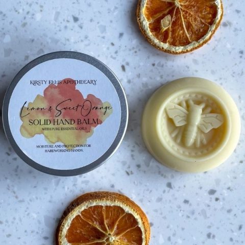 Lemon & Sweet Orange Solid Hand Balm